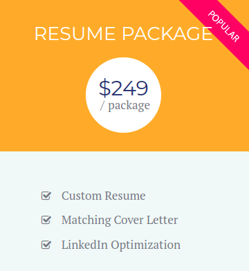 Resume Package – Amy Sindicic